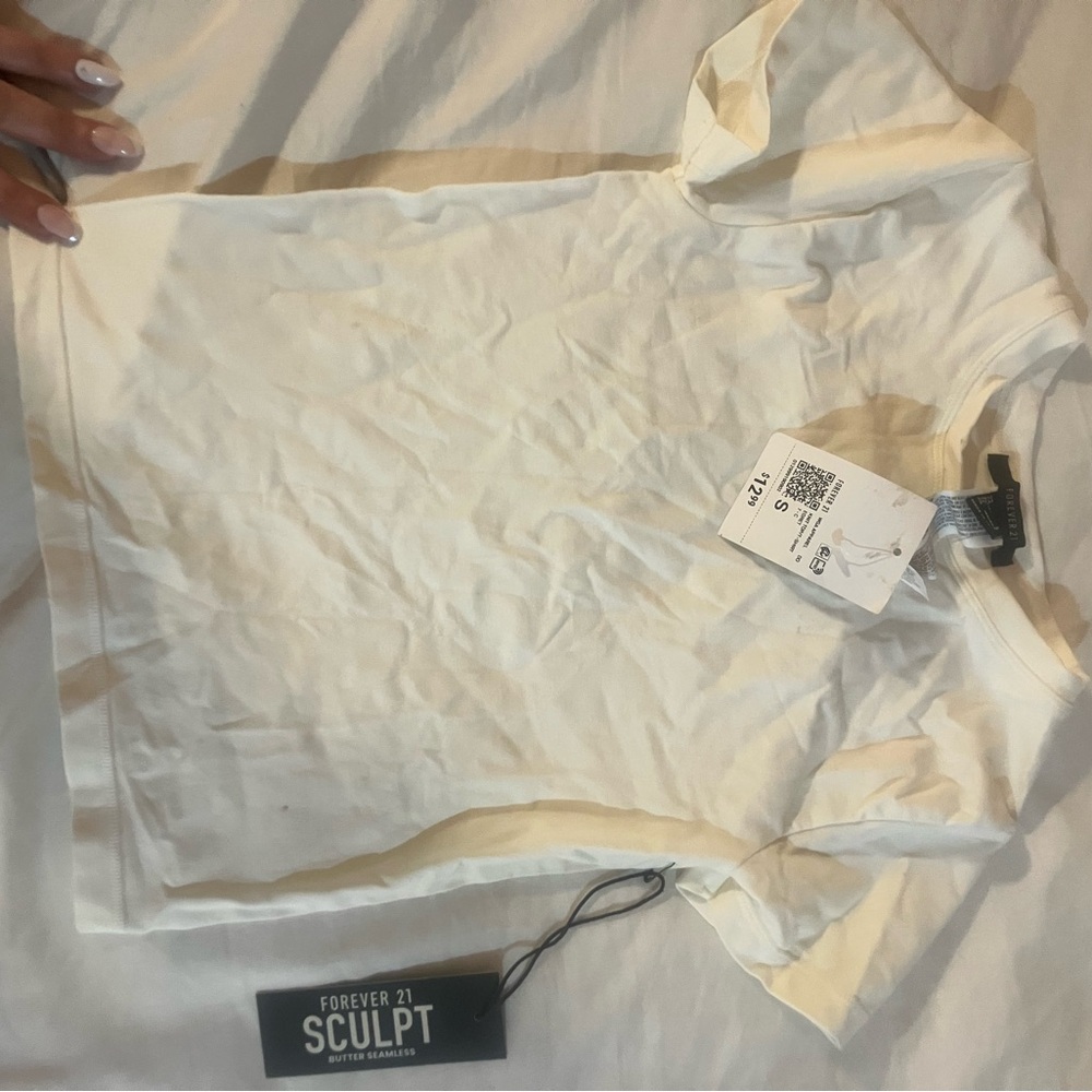 Forever 21 Off-White Tee